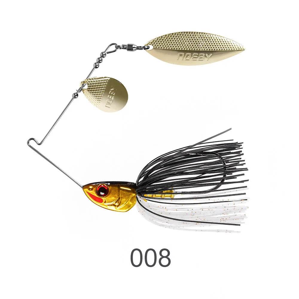 Noeby Spinnerbait Double Willow Blade Lure - Fish & Cheaps | Fishing & Outdoor Gear