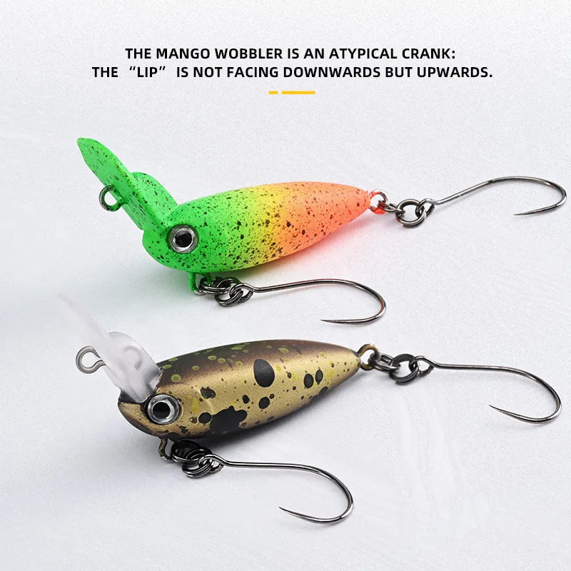 BLUX MANGO S Crankbait 2.7g 30mm Area Trout UssA Wobbler Over Head Lip Crank Fishing Lure Freshwater Artificial Hard Bait