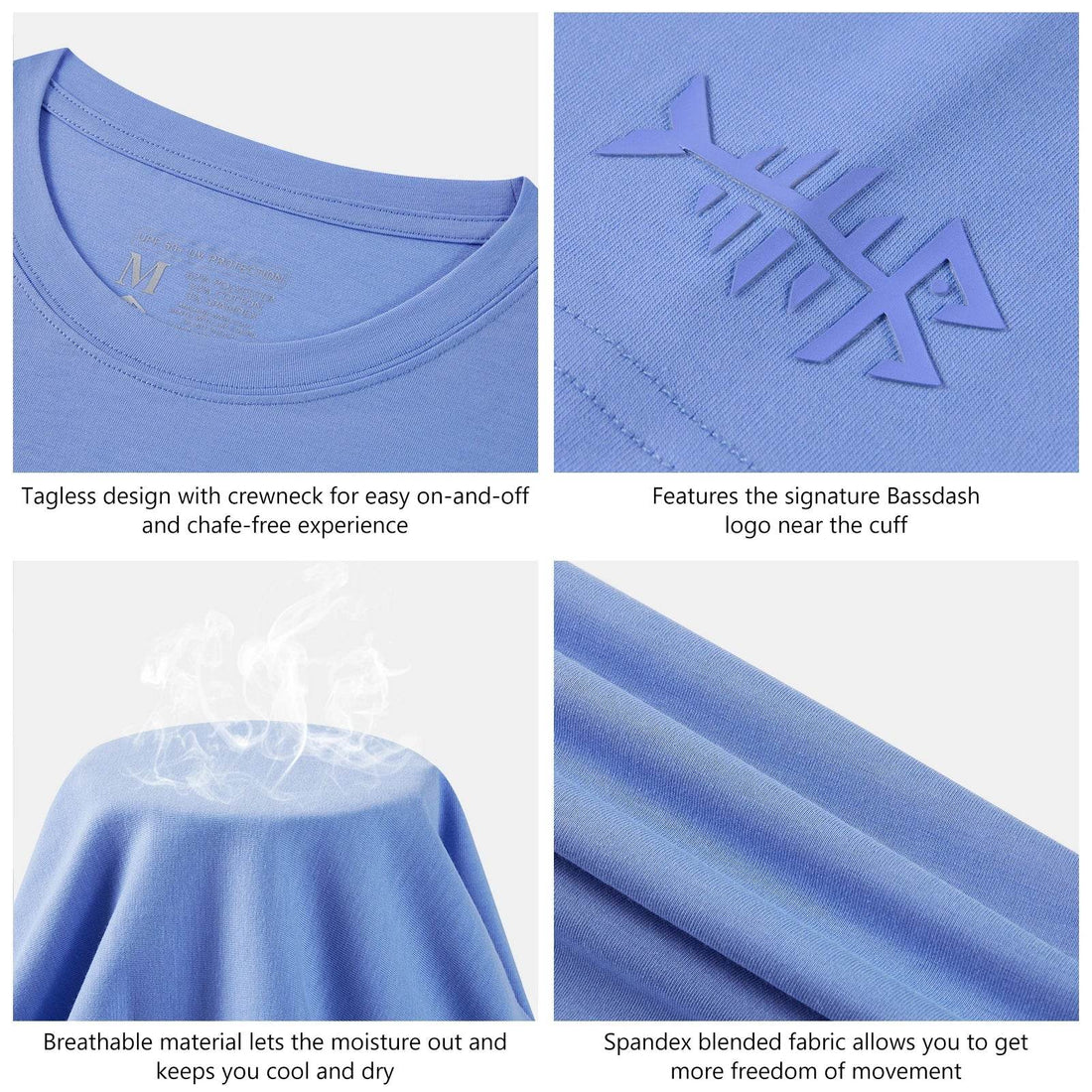 BASSDASH Men’s Ultra Soft UPF 50+ Fishing Shirt - Fish & Cheaps | Fishing & Outdoor Gear