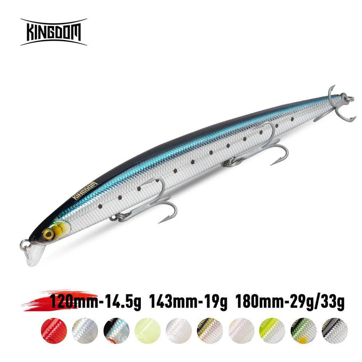 Kingdom Long Casting Minnow – Distance & Versatility - Fish & Cheaps | Fishing & Outdoor Gear