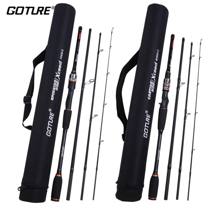 Goture Xceed 1.98-3.6m Carbon Travel Rod – Fuji Guide - Fish & Cheaps | Fishing & Outdoor Gear