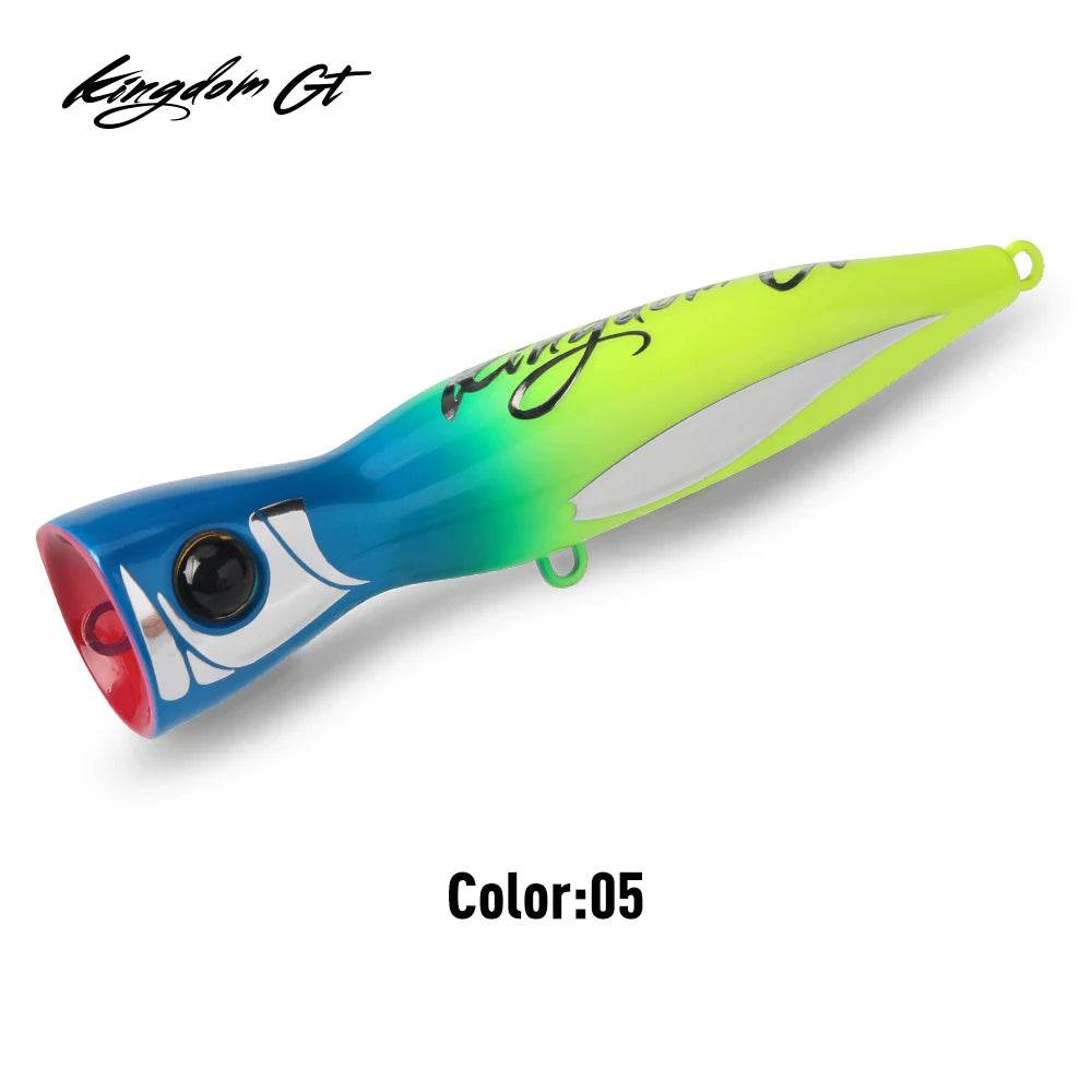 Kingdom GT Topwater Popper – 60g/85g, 160mm/185mm - Fish & Cheaps | Fishing & Outdoor Gear
