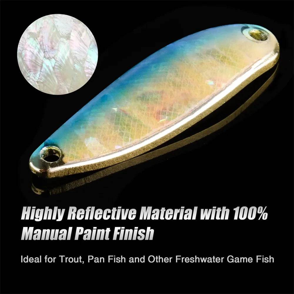 Goture Micro Spoon Spinner Lure – Premium Trout & Perch Artificial Bait - Fish & Cheaps | Fishing & Outdoor Gear