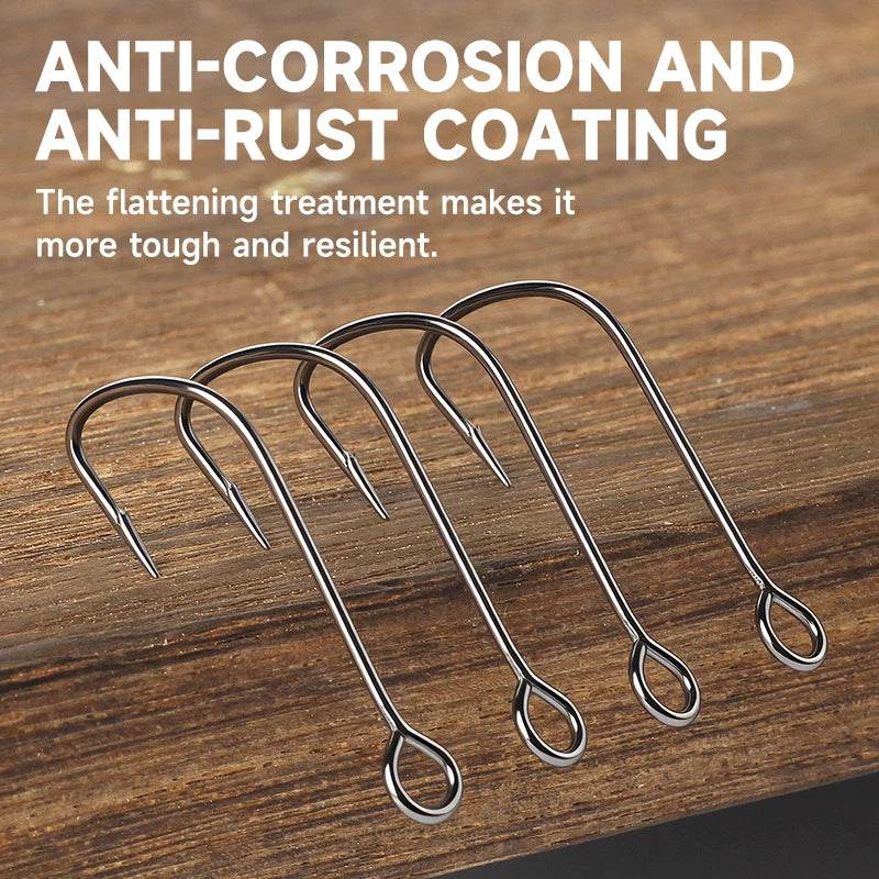 Supercontinent High Carbon Steel Barbed Single Hooks - Fish & Cheaps | Fishing & Outdoor Gear