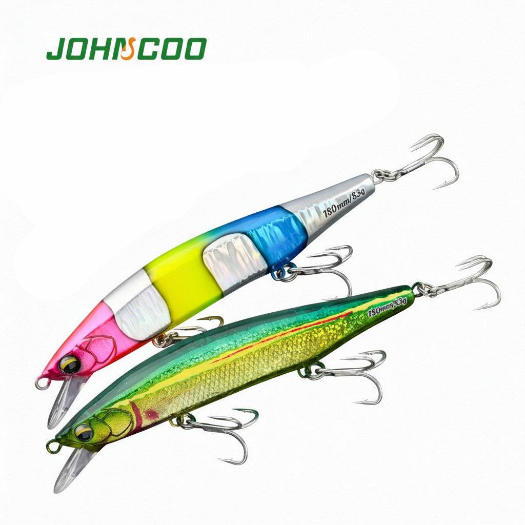 Johncoo 18cm Floating Minnow – Big Game Lure - Fish & Cheaps | Fishing & Outdoor Gear