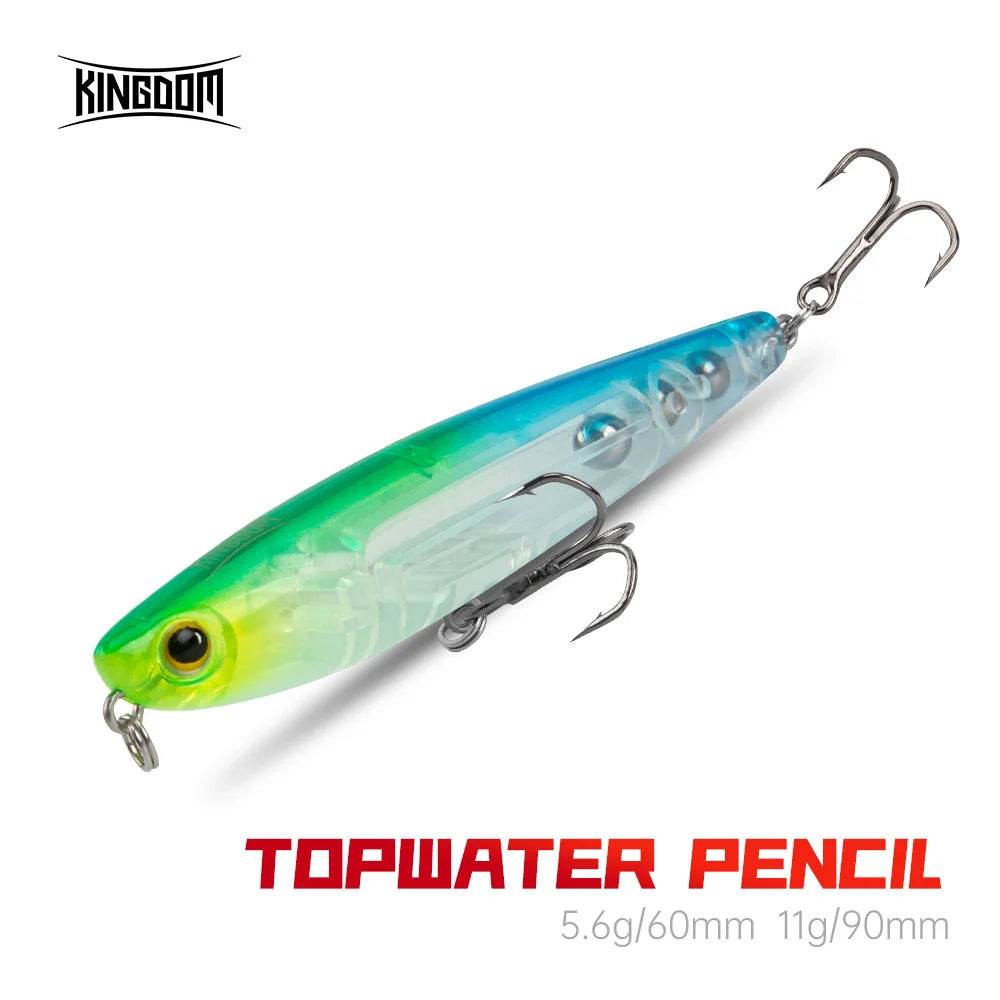 Kingdom Z Dog Topwater Pencil Lure - Fish & Cheaps | Fishing & Outdoor Gear