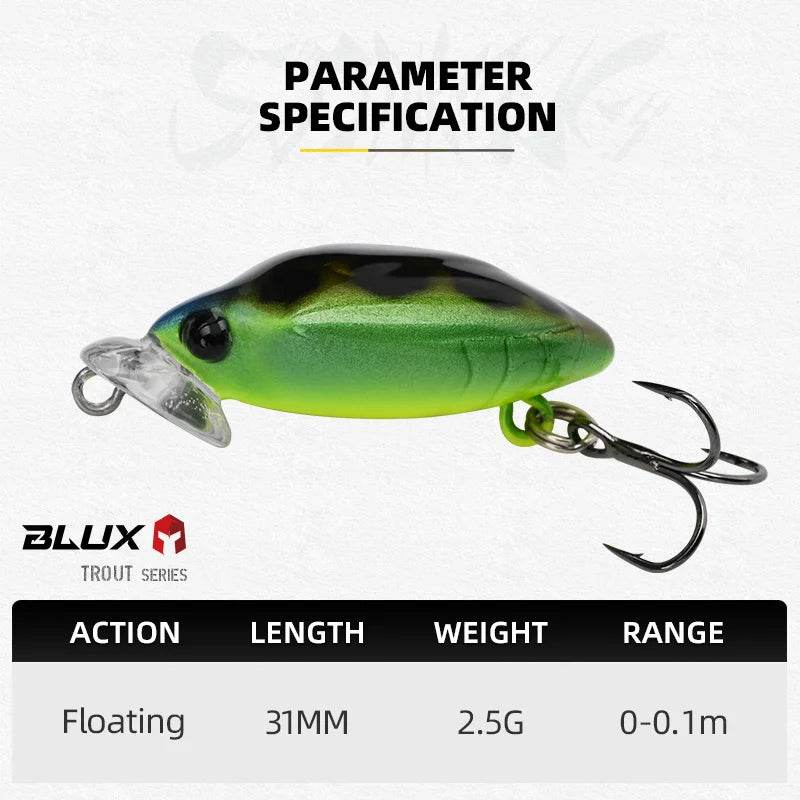 BLUX STINKBUG 31mm Topwater Crankbait - Fish & Cheaps | Fishing & Outdoor Gear