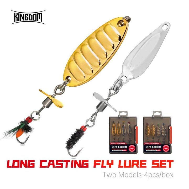 Kingdom Metal Spinner Jig Spoon Set - Fish & Cheaps | Fishing & Outdoor Gear
