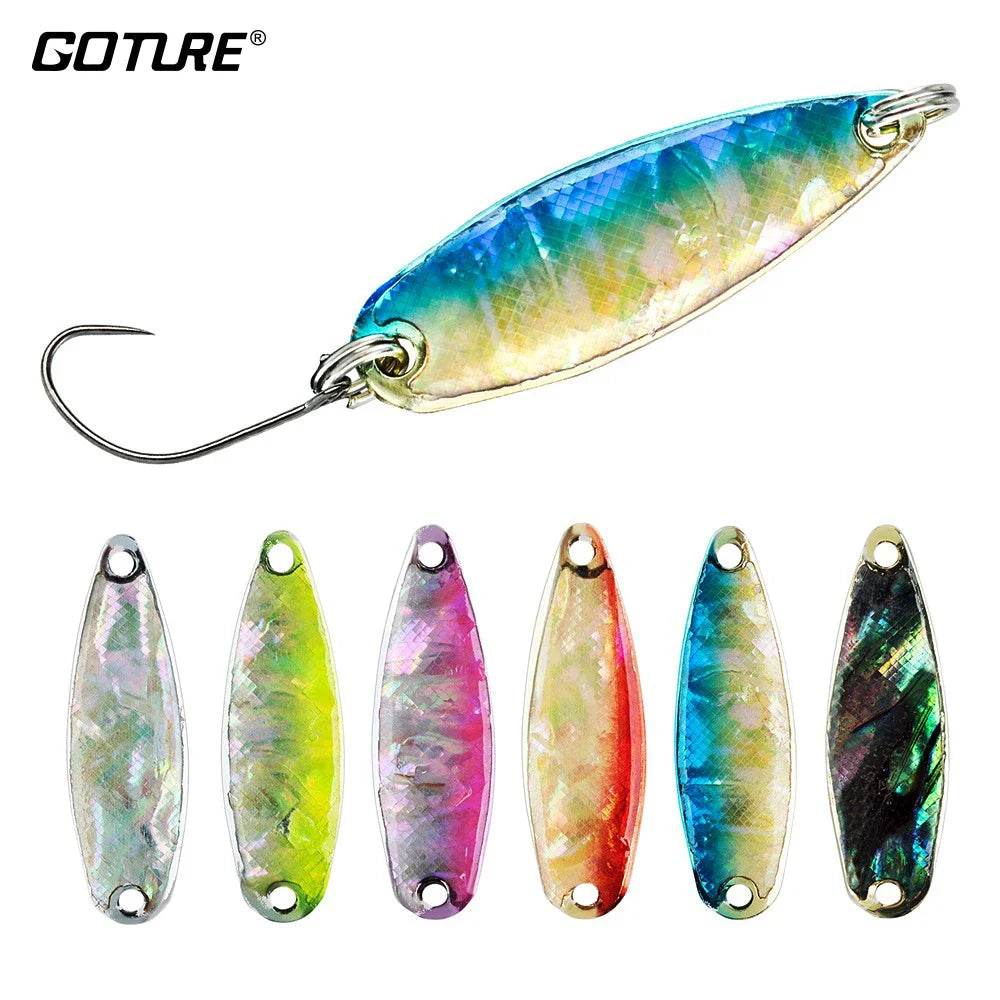 Goture Micro Spoon Spinner Lure – Premium Trout & Perch Artificial Bait - Fish & Cheaps | Fishing & Outdoor Gear