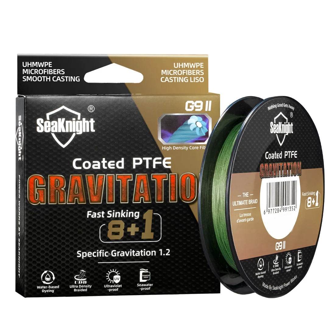 SeaKnight Gravitation G9 II Sinking Braided Line - Fish & Cheaps | Fishing & Outdoor Gear