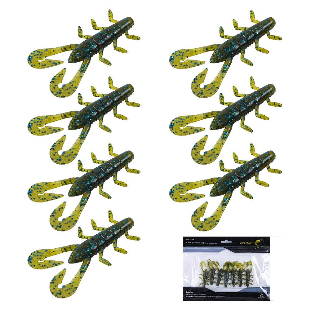 Goture 65mm Soft Bait Lure Set - Fish & Cheaps | Fishing & Outdoor Gear