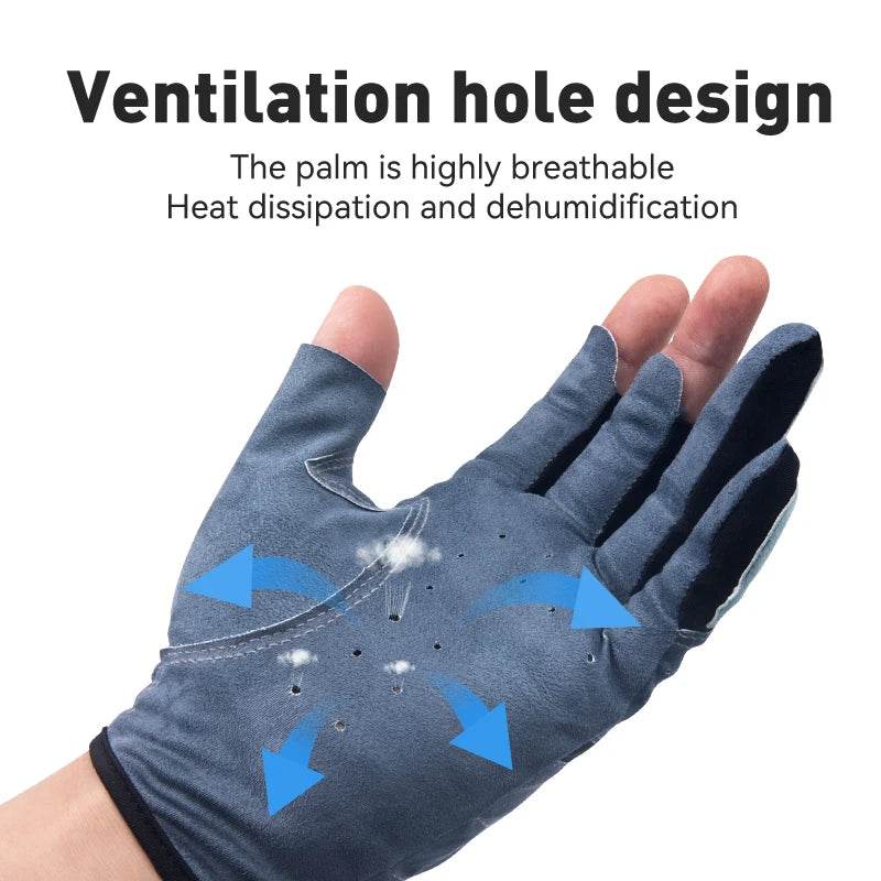 Kingdom Anti-Slip Three Finger Fishing Gloves - Fish & Cheaps | Fishing & Outdoor Gear