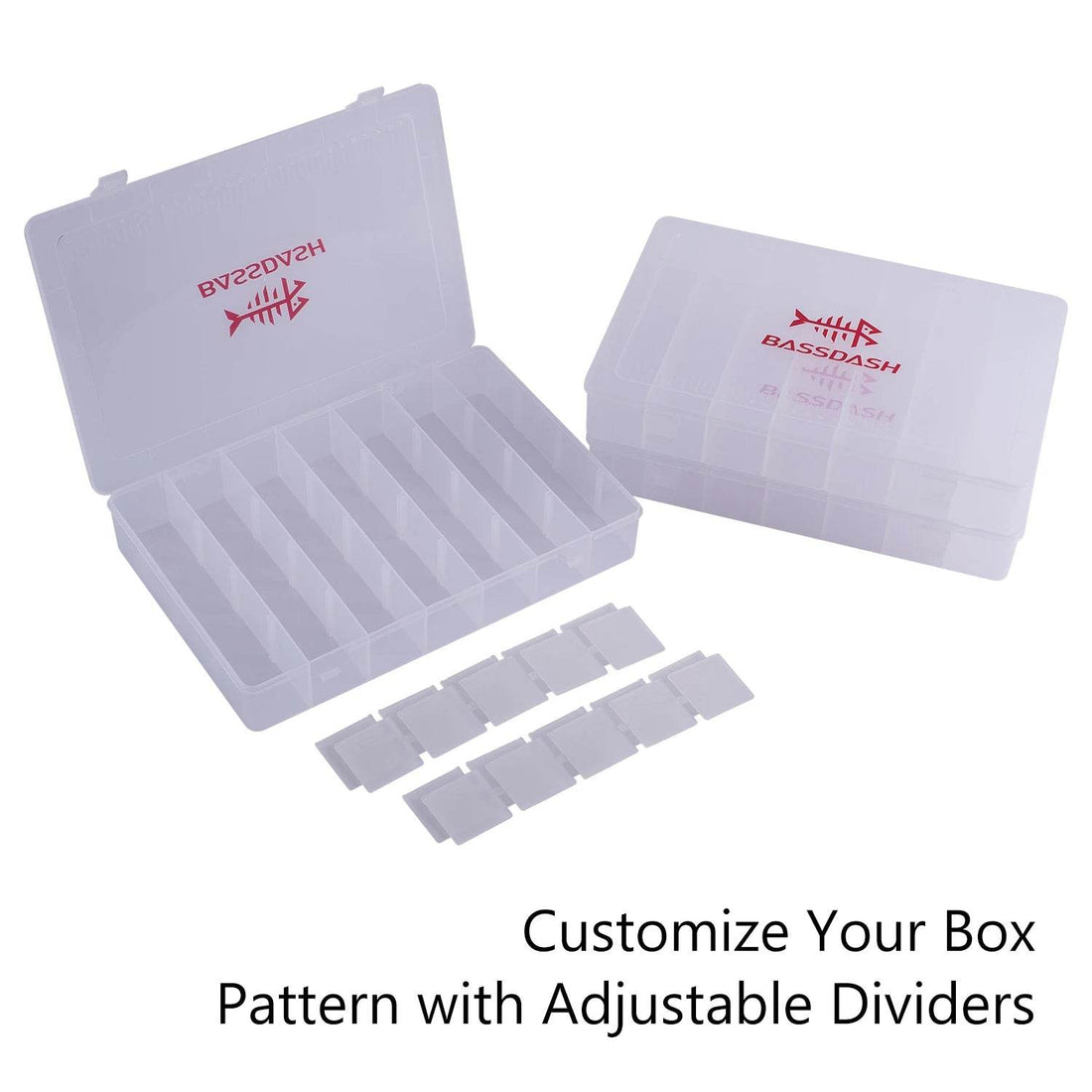 Bassdash 3670 Tackle Storage Utility Box - Fish & Cheaps | Fishing & Outdoor Gear