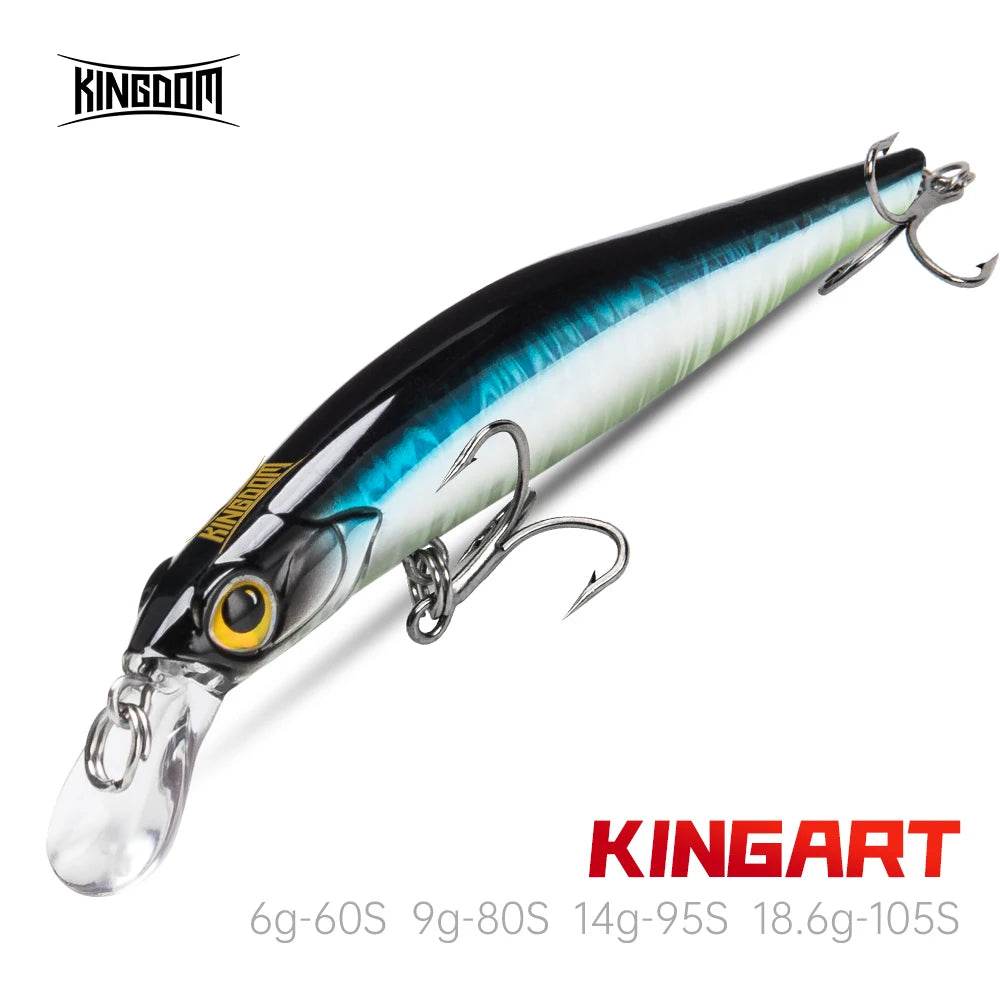 Kingdom Kingart Sinking Minnow Lure - Fish & Cheaps | Fishing & Outdoor Gear