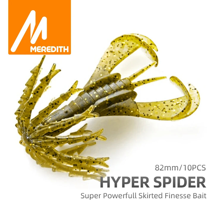 MEREDITH HYPER SPIDER Super Powerful Skirted Finesse Bait