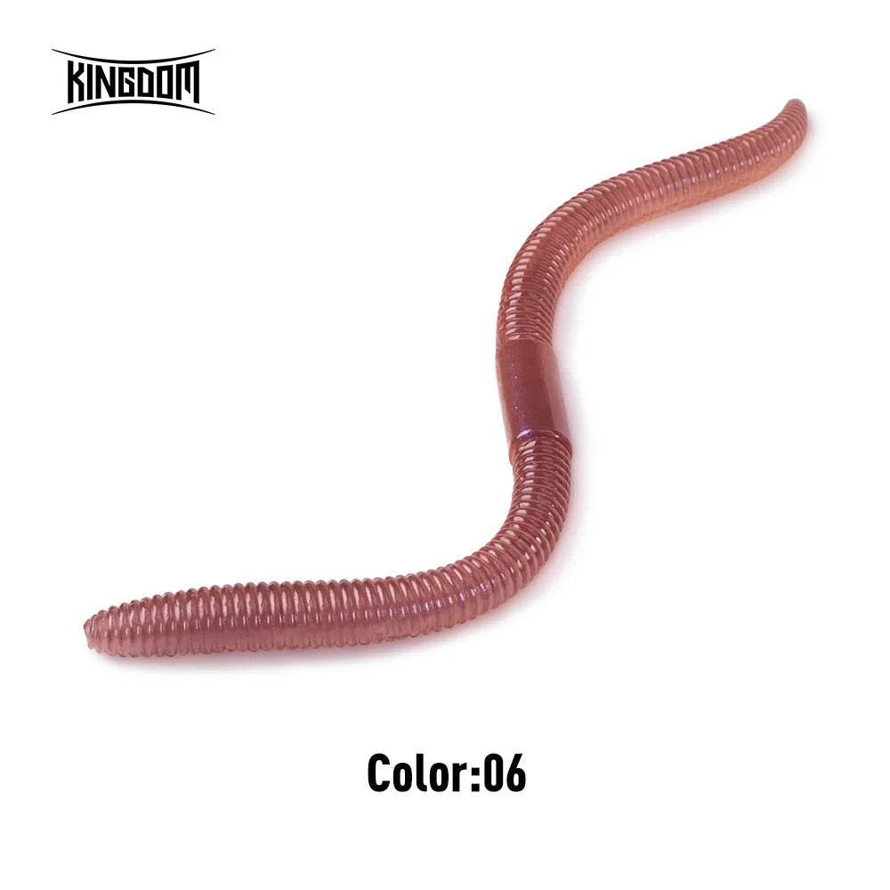 Kingdom Earthworm Soft Lure – Lifelike Precision Fishing Bait - Fish & Cheaps | Fishing & Outdoor Gear