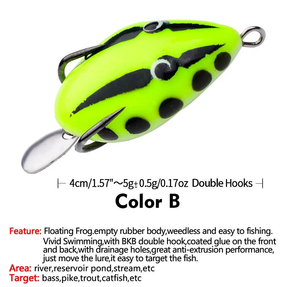 PROBEROS Mini Thunder Frog Lure – Realistic Soft Bait - Fish & Cheaps | Fishing & Outdoor Gear
