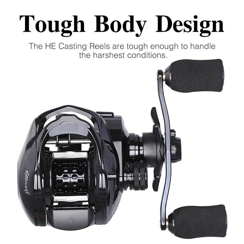 TSURINOYA HE150 Low Profile Baitcasting Reel - Fish & Cheaps | Fishing & Outdoor Gear