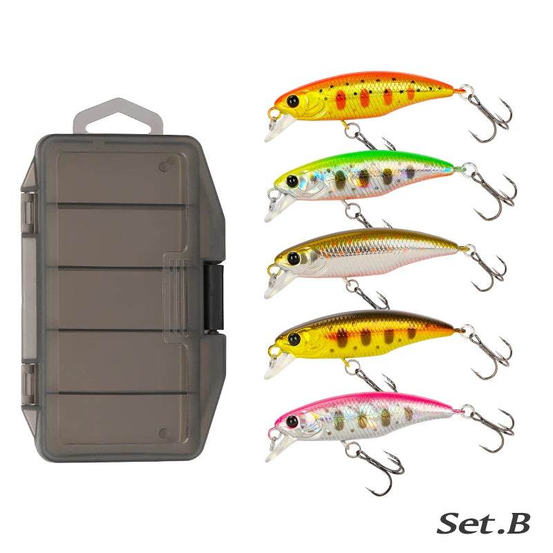 TSURINOYA 48S Sinking Minnow Lure Kit - Fish & Cheaps | Fishing & Outdoor Gear