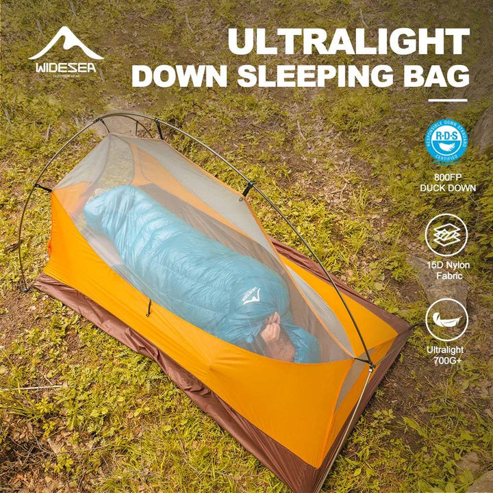 Widesea Ultralight Duck Down Winter Sleeping Bag - Fish & Cheaps | Fishing & Outdoor Gear