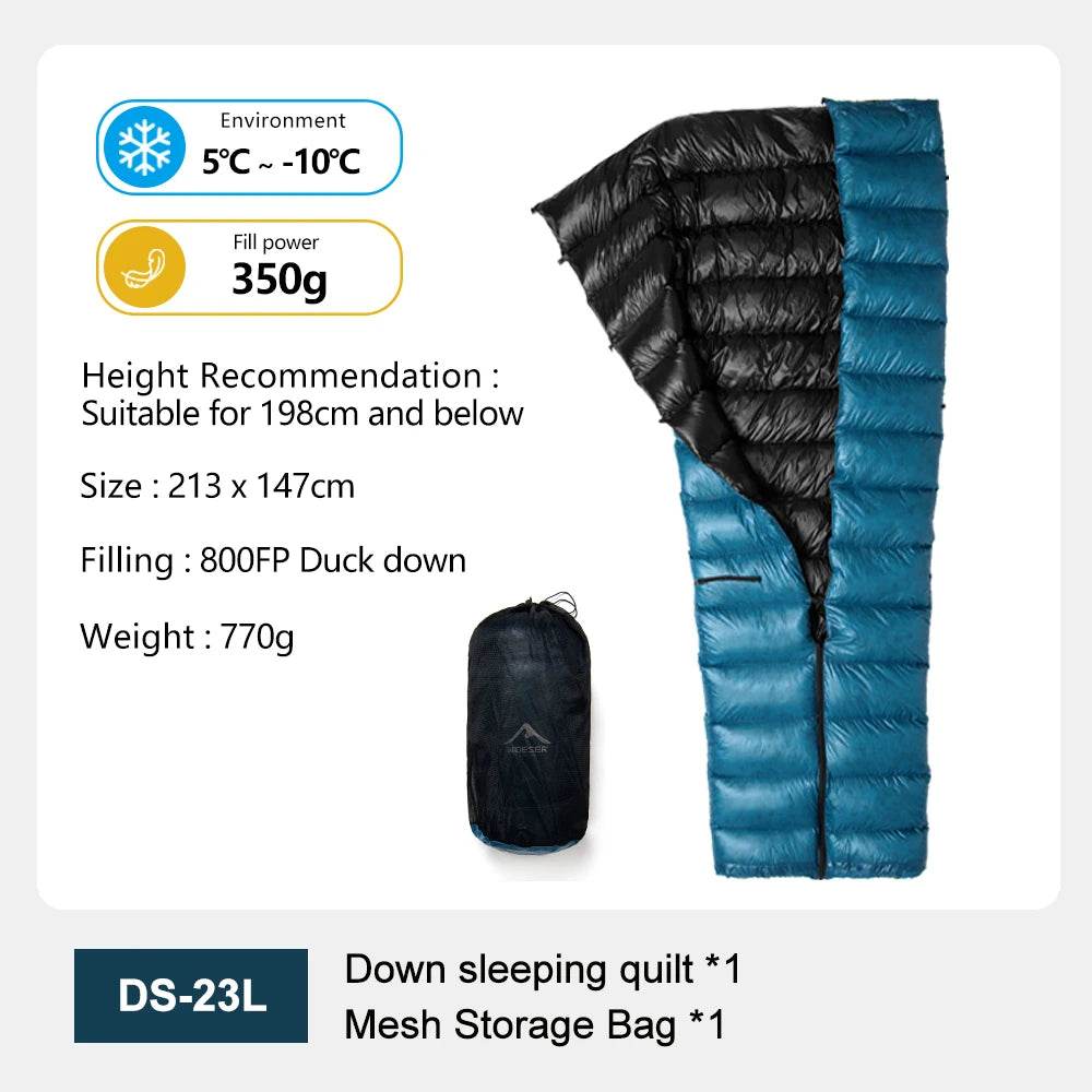 Widesea Ultralight Down Sleeping Bag - Fish & Cheaps | Fishing & Outdoor Gear