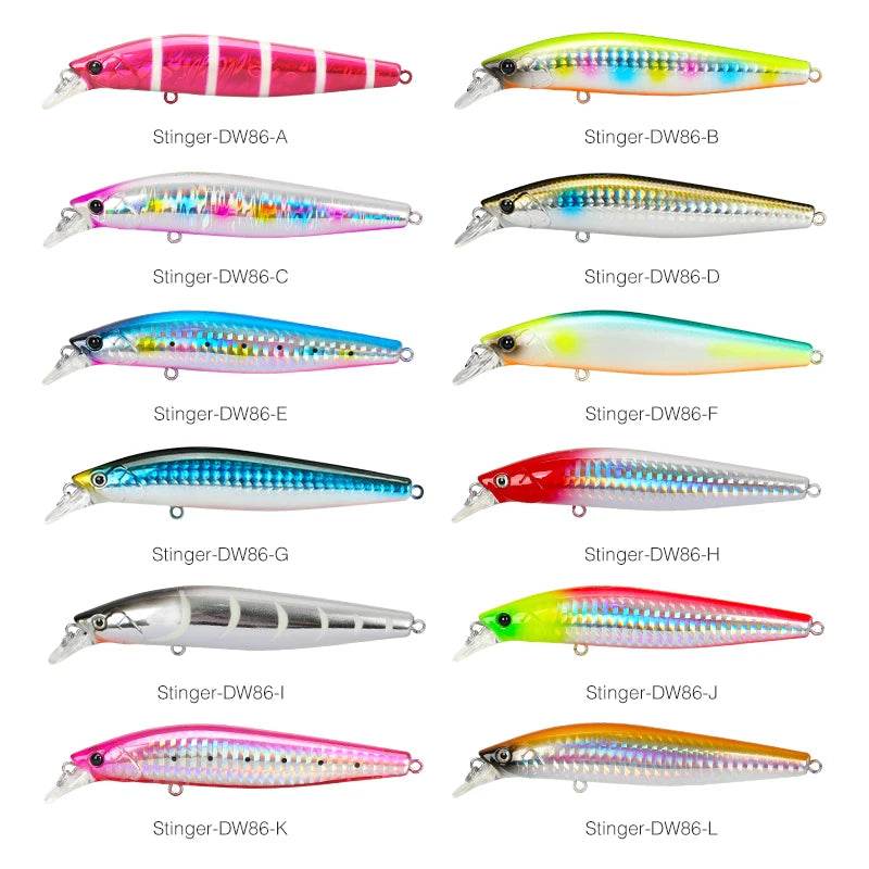 TSURINOYA 98SP Suspending Minnow – Ultra Long Casting Lure - Fish & Cheaps | Fishing & Outdoor Gear