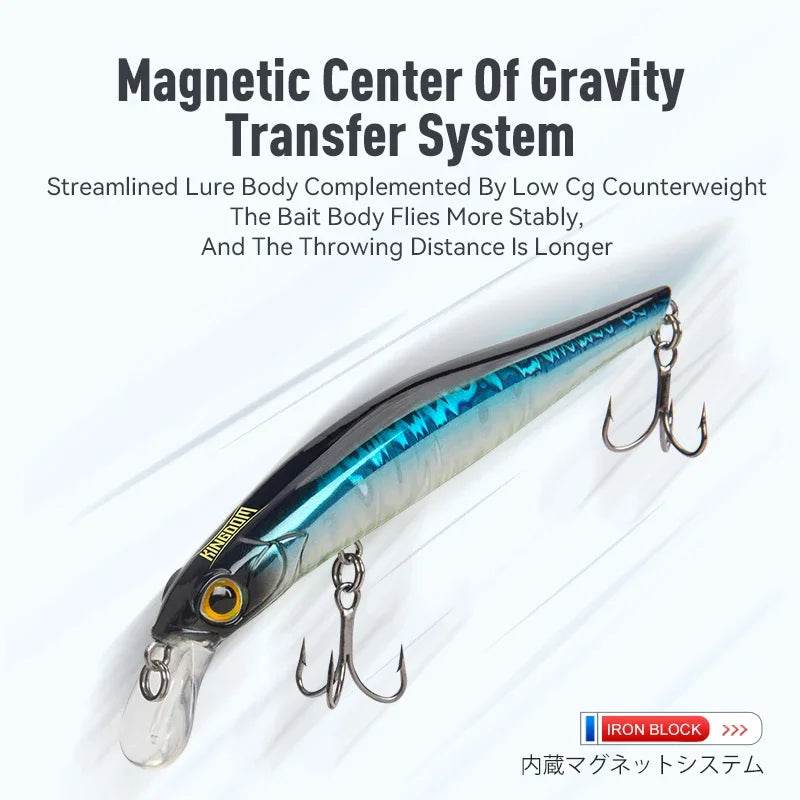 Kingdom Kingart Sinking Minnow Lure - Fish & Cheaps | Fishing & Outdoor Gear