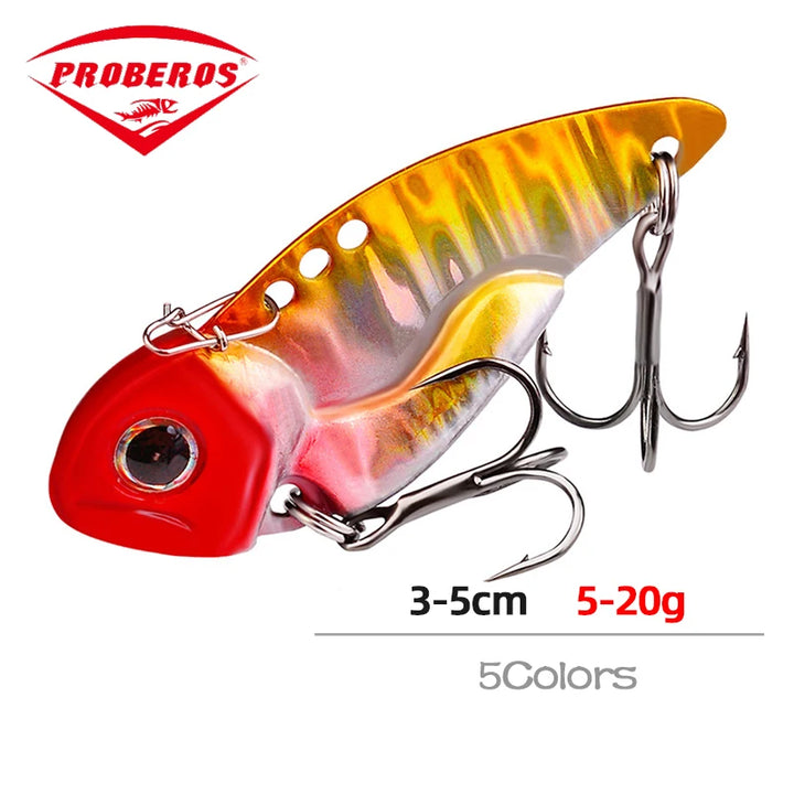 5g- 20g Metal All Water Layer Long Throw Colorful Vibration VIB Sequin Luya Artificial Bass Bait Special Bait for Tremor Bait