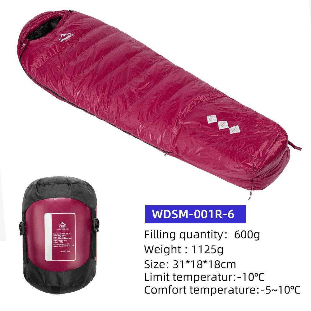 Widesea Ultralight Duck Down Winter Sleeping Bag - Fish & Cheaps | Fishing & Outdoor Gear