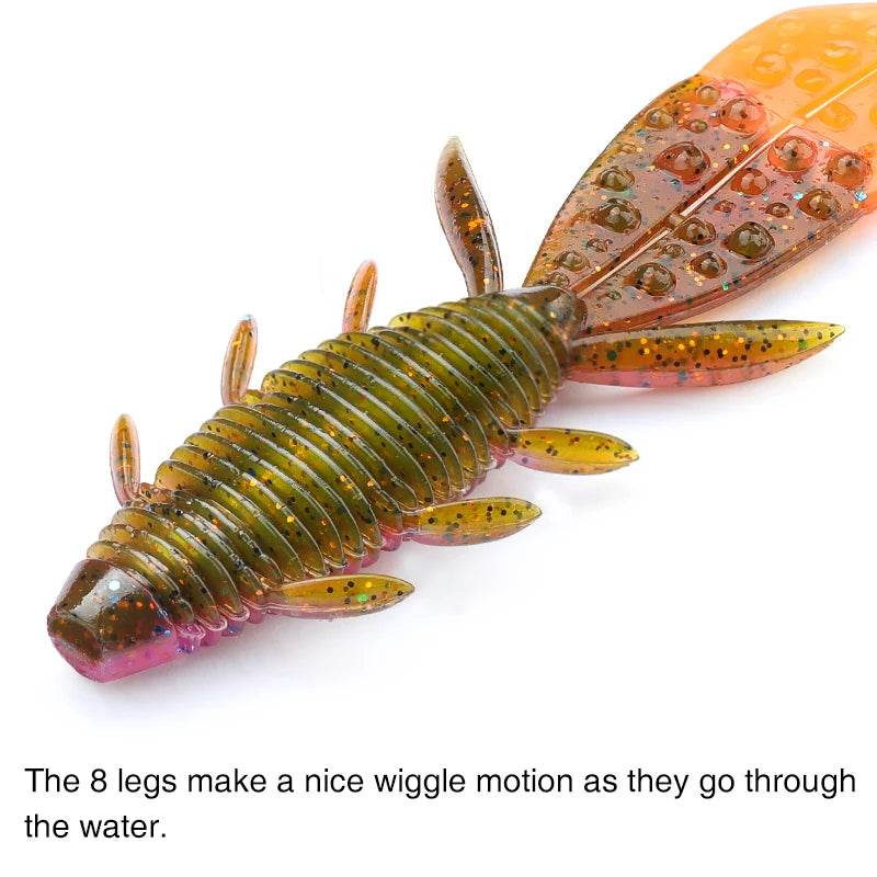 TSURINOYA Nebula Shrimp 9.7cm Soft Lures – 6 Pack - Fish & Cheaps | Fishing & Outdoor Gear