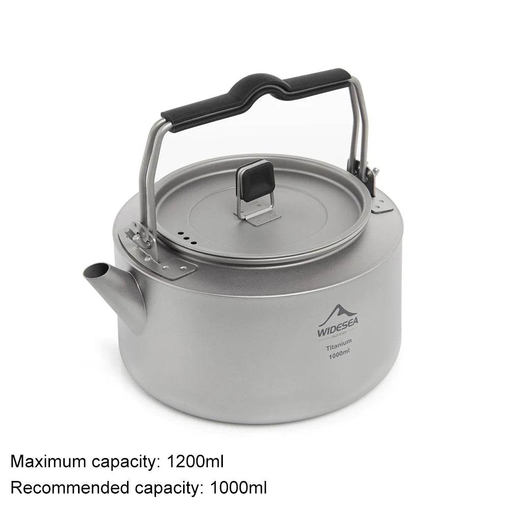 Widesea Titanium Camping Kettle - Fish & Cheaps | Fishing & Outdoor Gear