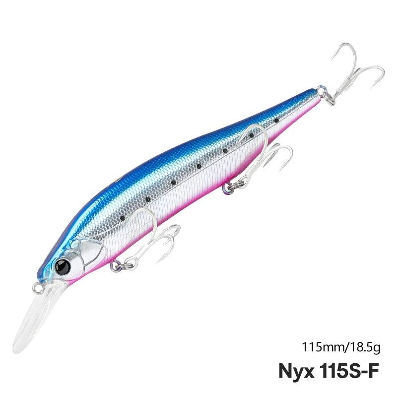 TSURINOYA 115S NYX Sinking Minnow Jerkbait - Fish & Cheaps | Fishing & Outdoor Gear