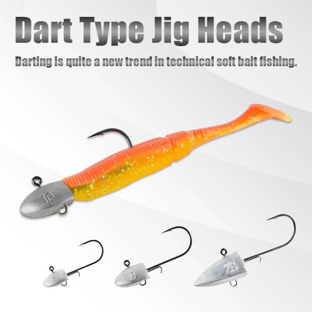 Noeby Dart Jighead Fish Hooks - Fish & Cheaps | Fishing & Outdoor Gear