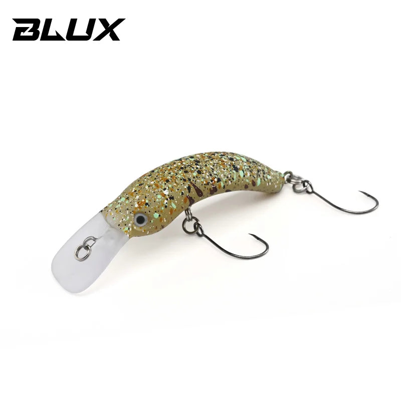 BLUX RICE Mini Crankbait 3.0g 42mm BFS Area Trout Wobbler Fishing Lure Freshwater Minnow Crank Artificial Hard Bait Tackle