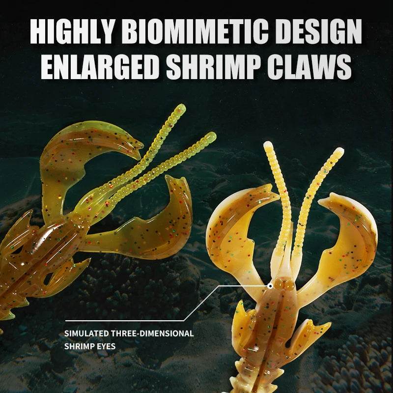 Supercontinent Crazy Lures Soft Plastic Shrimp & Lobster Set - Fish & Cheaps | Fishing & Outdoor Gear