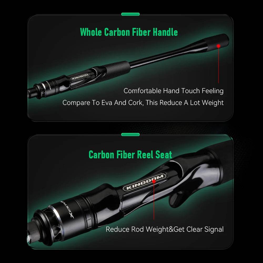 Kingdom Xestus 5-Section Travel Fishing Rod - Fish & Cheaps | Fishing & Outdoor Gear