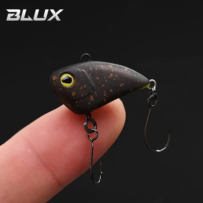 BLUX Tapdancer 28mm 2.6g Mini VIB Lipless Crankbait Fishing Lure Stream Area Trout Vibration Plastic Wobbler Artificial Bait