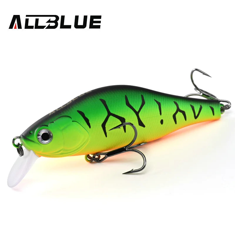 ALLBLUE HUNCH 105SP SR Fishing Lure Shad 105mm 28.5g Suspend Wobbler Minnow 1-1.5M Artificial Hard Plastic Bait Bass Pike Tackle