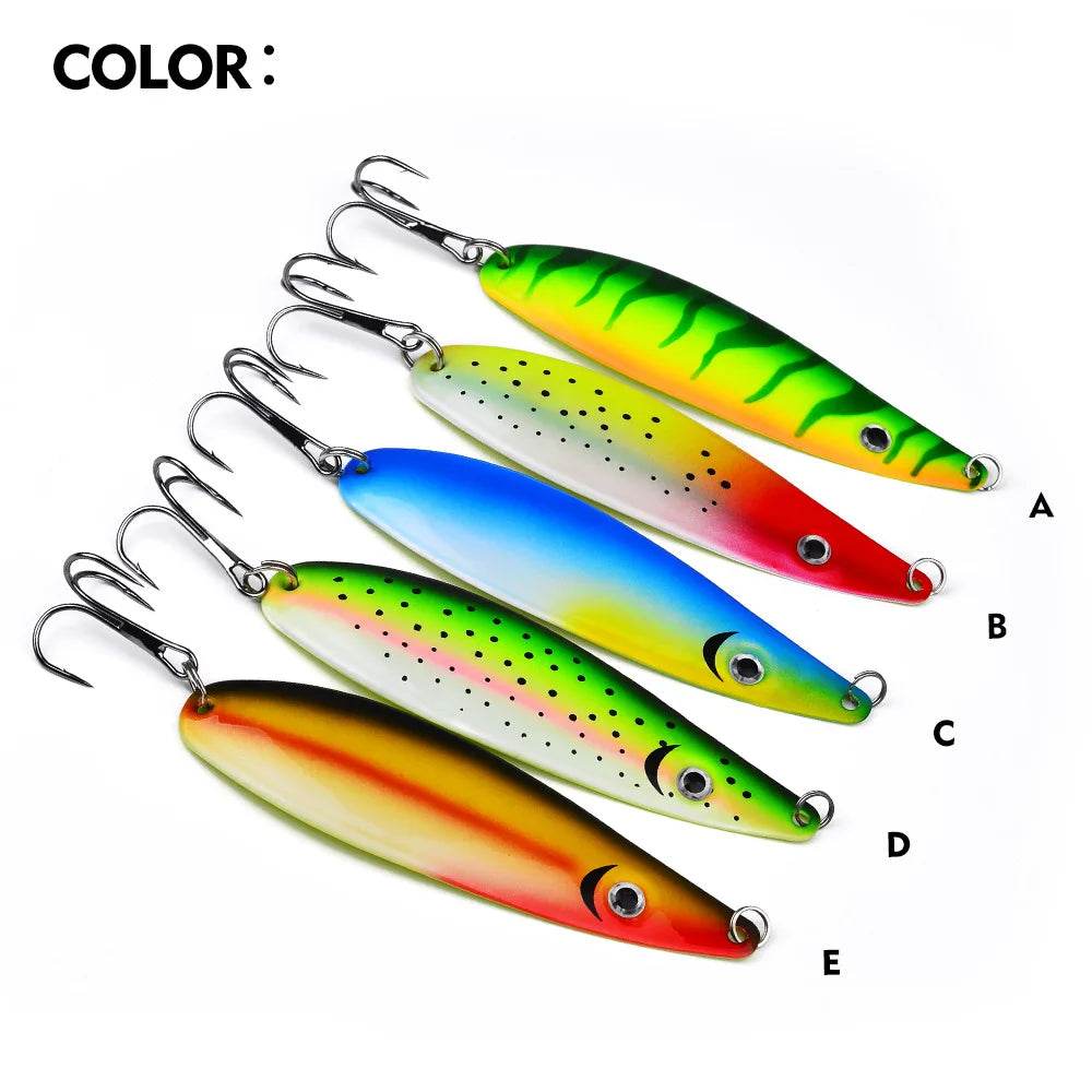 PROBEROS Metal Spinner Spoon | 11.5cm Hard Bait - Fish & Cheaps | Fishing & Outdoor Gear