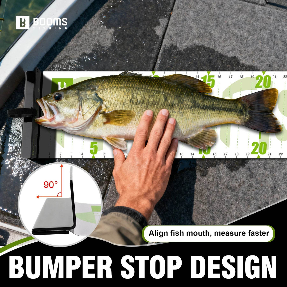 Booms Fishing 59in Waterproof Fish Measuring Ruler - Fish & Cheaps | Fishing & Outdoor Gear