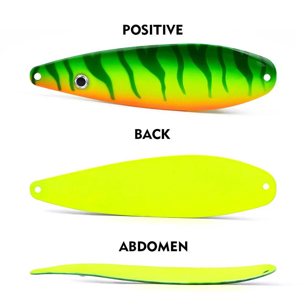 PROBEROS Metal Spinner Spoon | 11.5cm Hard Bait - Fish & Cheaps | Fishing & Outdoor Gear