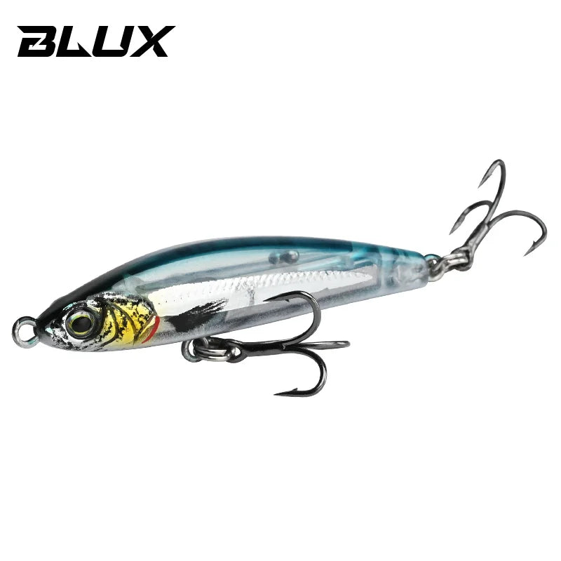 BLUX EXILE 50 Sinking Gravity Pencil Heavy Stick Fishing Lure 50MM 8G Saltwater Lipless Minnow Wobbler Hard Plastic Bait