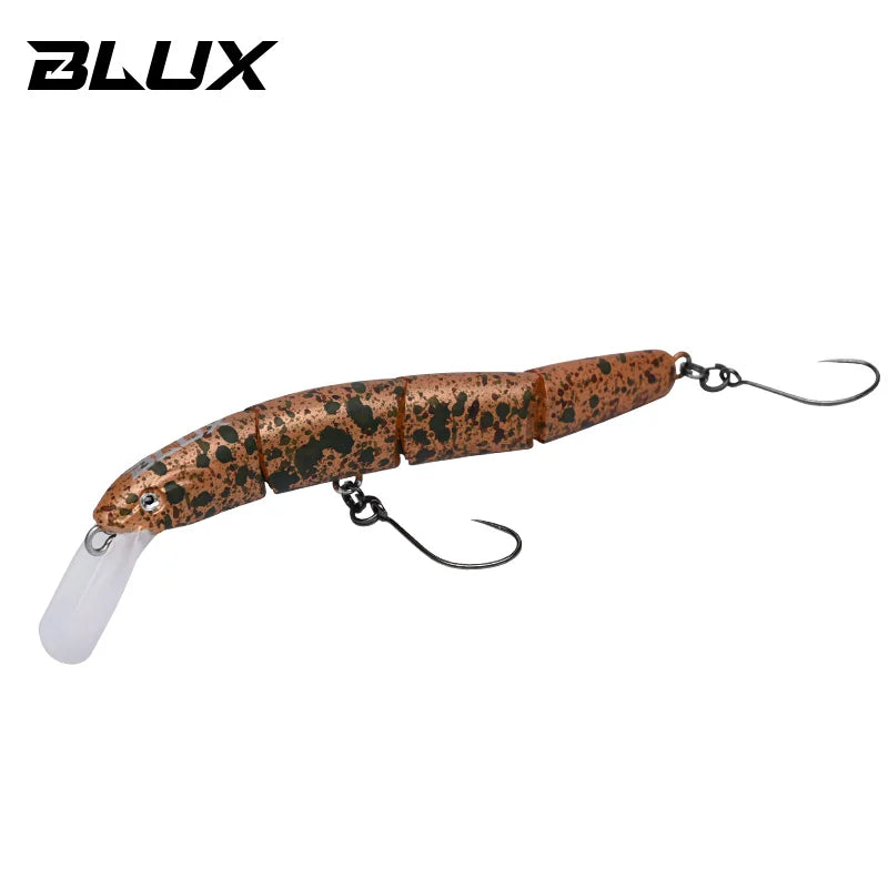 BLUX HYDRAM-S Joint Minnow 70mm 4g Fishing lure Sinking Crank Wobbler Area Trout  Stream Freshwater Artificial Bait Gear