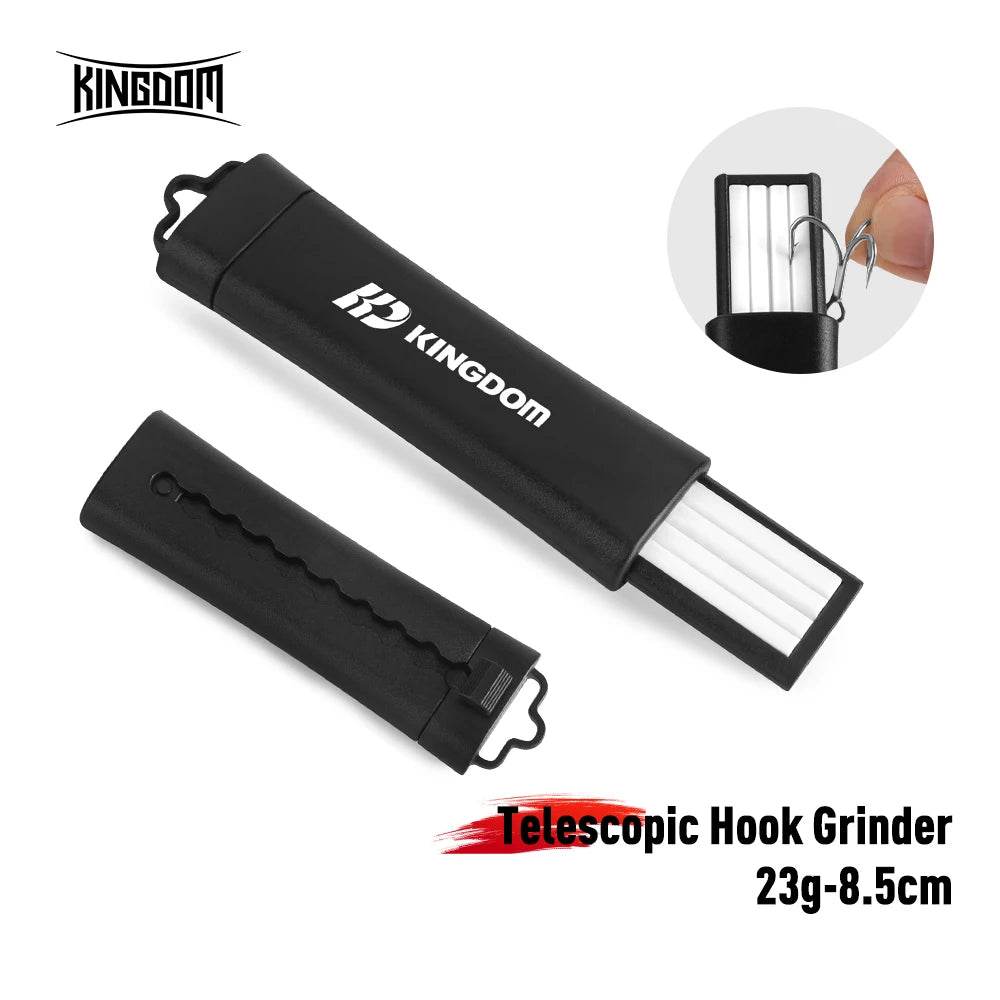 Kingdom Telescopic Hook Grinder – 23g Portable Sharpening Tool - Fish & Cheaps | Fishing & Outdoor Gear