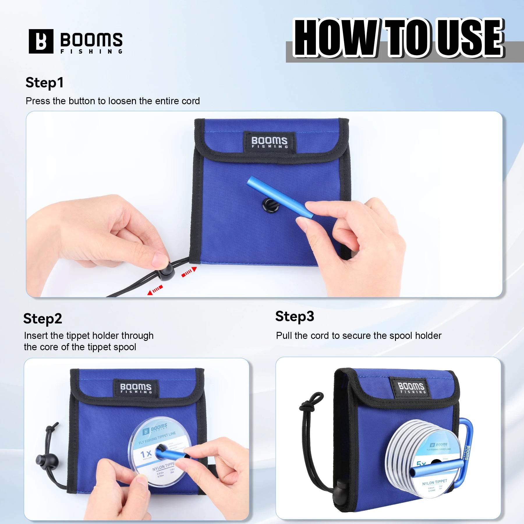 Booms 12-Pocket Tackle Accessory Storage Bag - Fish & Cheaps | Fishing & Outdoor Gear