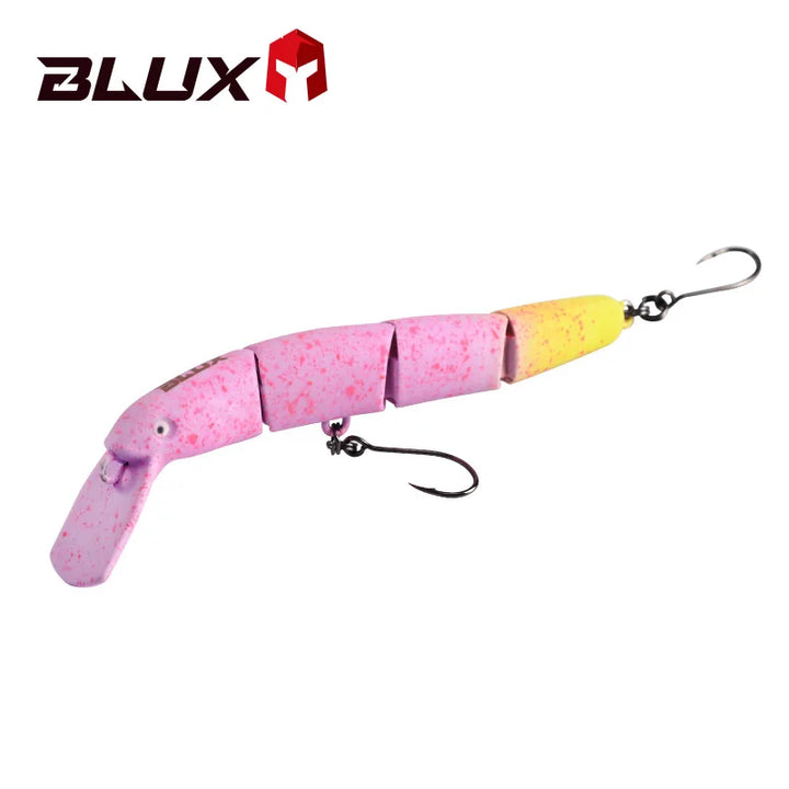 BLUX HYDRAM-S Joint Minnow 70mm 4g Fishing lure Sinking Crank Wobbler Area Trout  Stream Freshwater Artificial Bait Gear