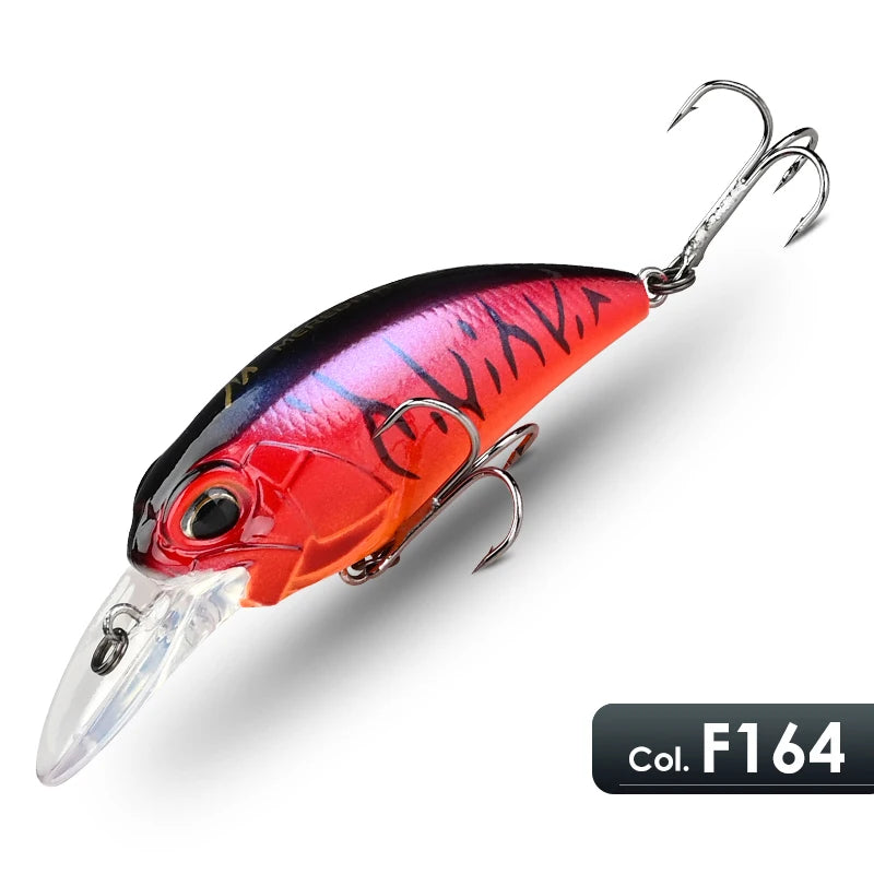 MEREDITH 6.5cm 14g JERK CRANK Wobblers Crank Fishing Lure Artificial Minnow Jerkbait Floating Hrad Lure For Trout Fishing Bait