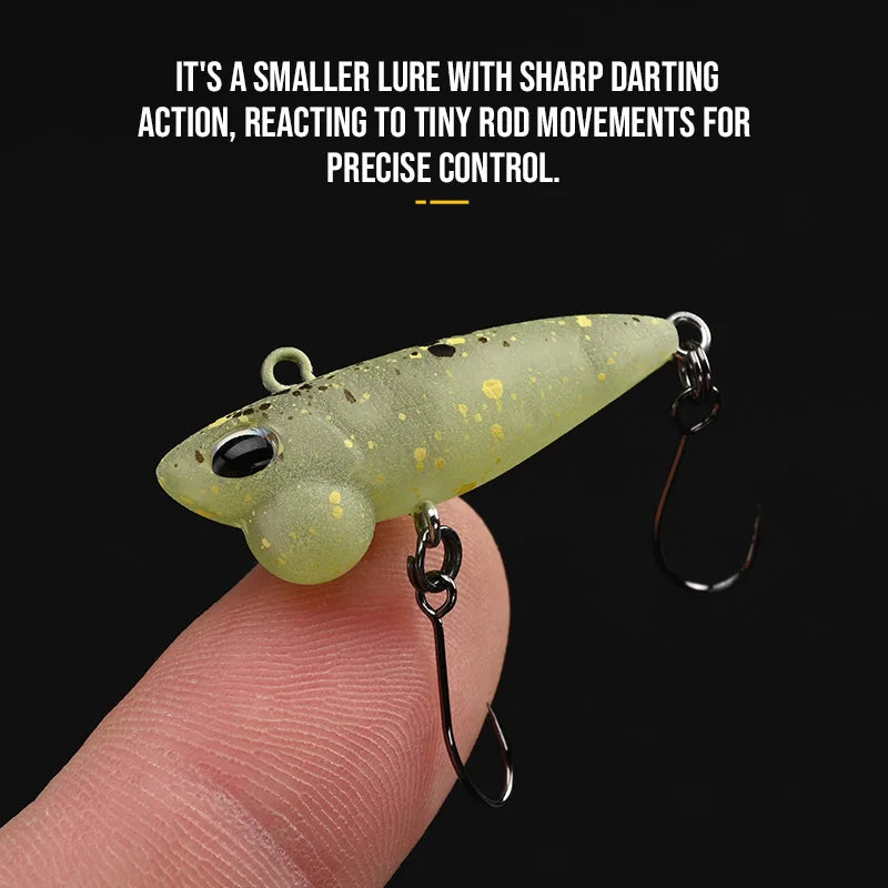 BLUX Shineride Nano 31mm 2.8g Lipless Sinking Plug Fishing Lure Crankbait Stream Area Trout Darts Plastic Artificial Bait Tackle