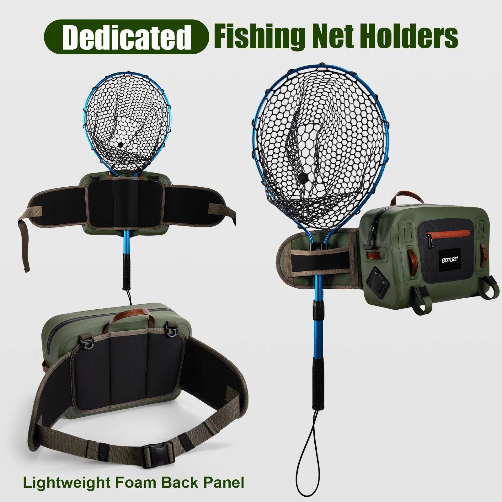 Goture Ultra Light Waterproof Fly Fishing Waist Bag - Fish & Cheaps | Fishing & Outdoor Gear