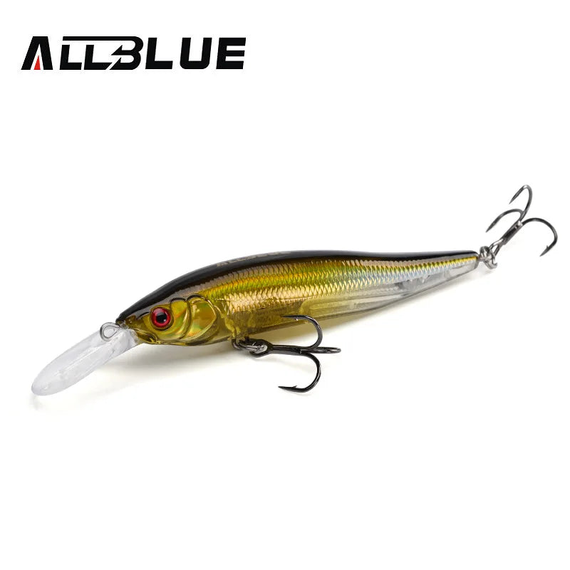 ALLBLUE X-NANAHAN+1 Deep Diving Minnow Fishing Lure 75mm 7g 0-2M Magnetic Slow Floating  Wobbler Bass Pike Artificial Bait